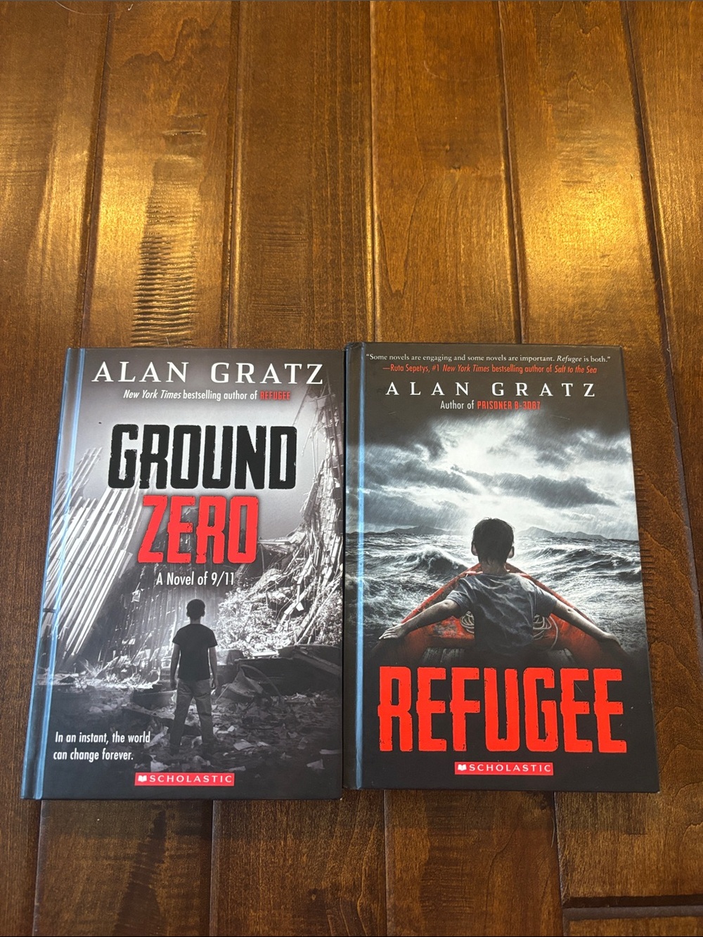 Hardback Books — Alan Gratz: Ground Zero & Refugee